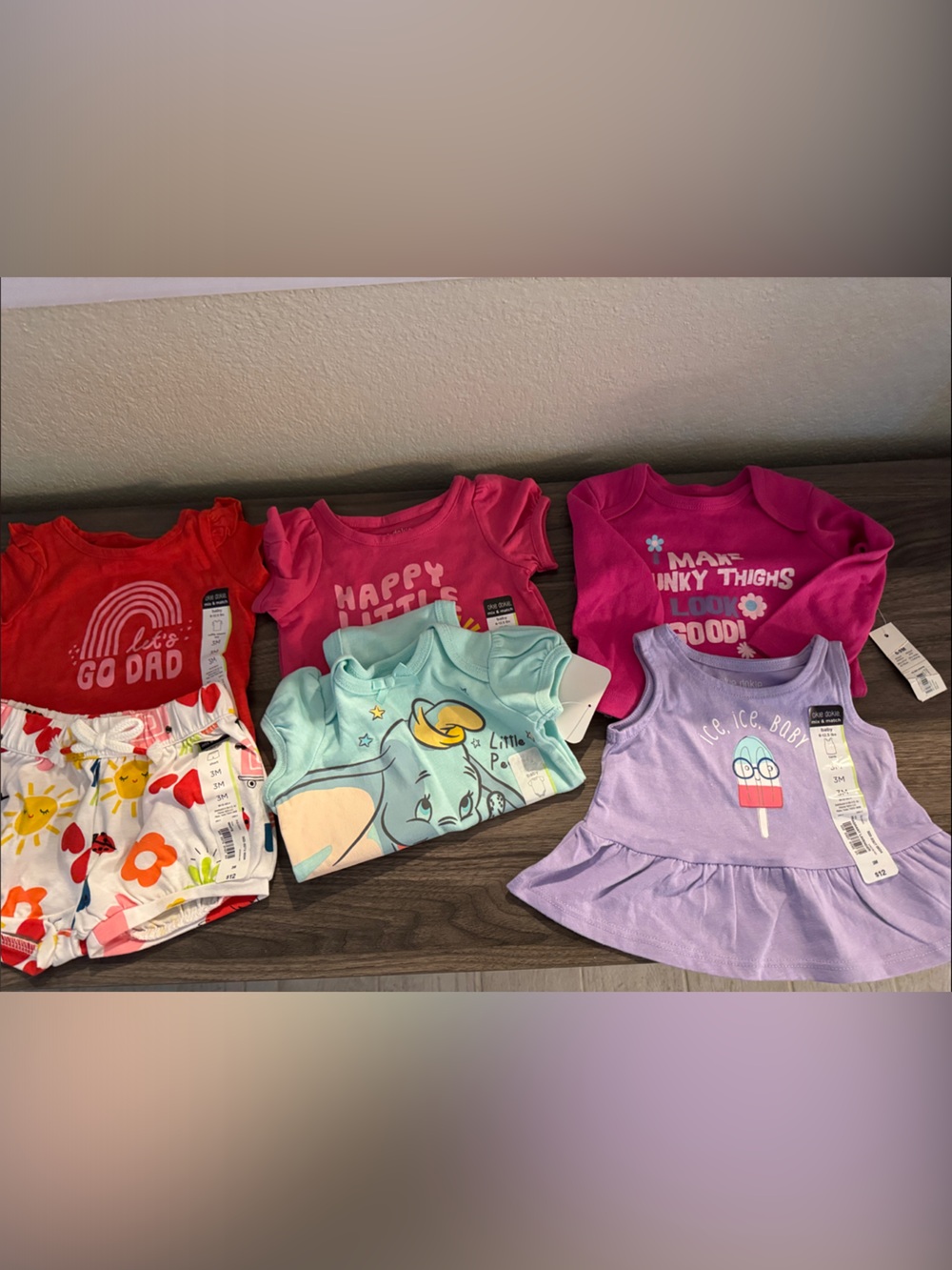 NWT $70+ Lot of Baby Clothes, 3 months